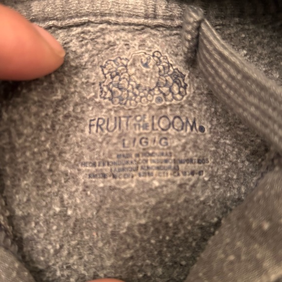 Vintage Gray Hoodie with Visible Distress Areas - Picture 7 of 7